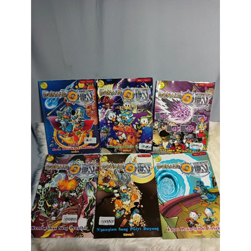 Buku Donald Quest 6 pcs preloved