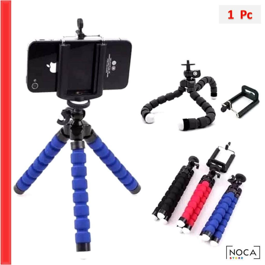Mini Tripod Spider 3 Kaki Holder U Medium Stand HP Octopus Handphone