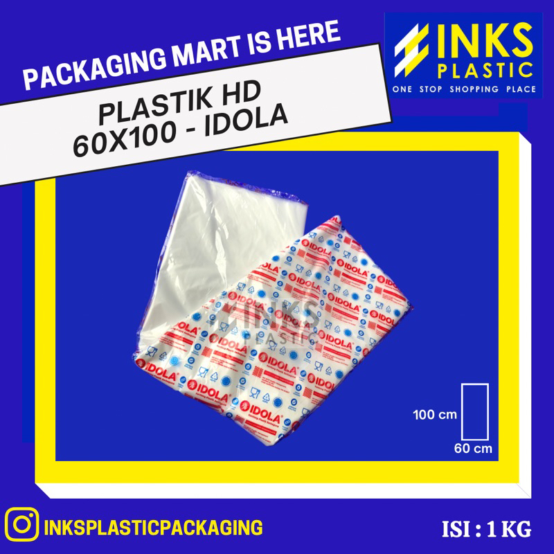 PLASTIK KANTONG HD TEBAL ANTI PANAS 60x100 (1 KG)
