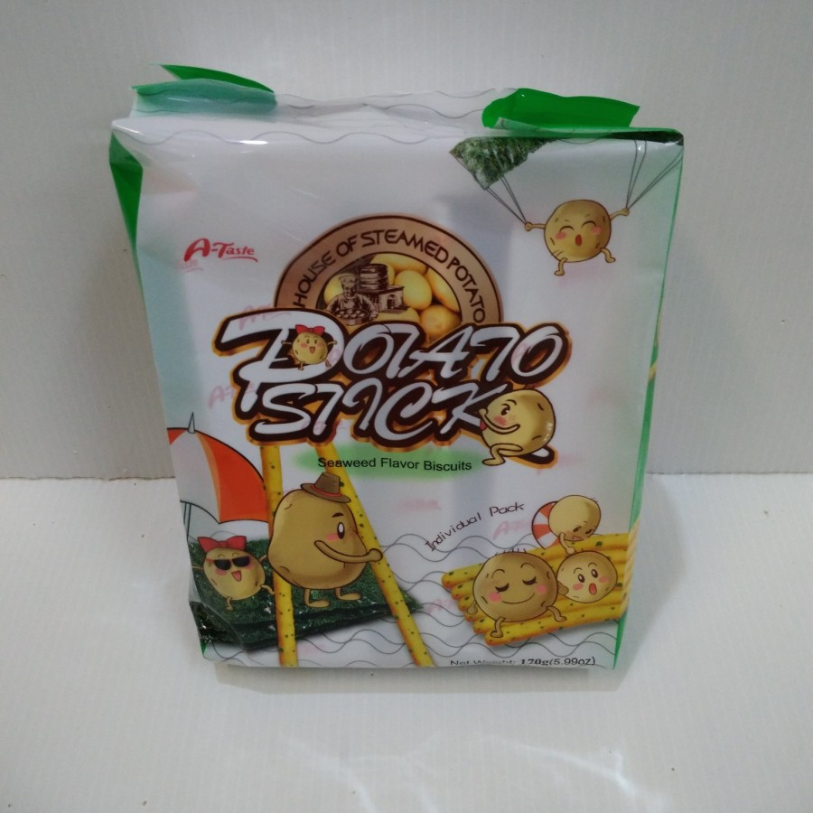 

Biskuit A-Taste Potato Stick Seaweed 170 gr