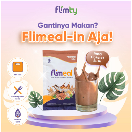 

Flimeal (Meal Replacement) 1 sachet - Coklat Susu