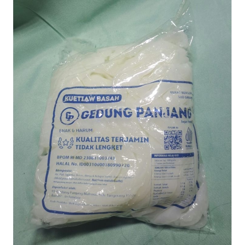 

Kwetiaw Basah Gedung Panjang 500g