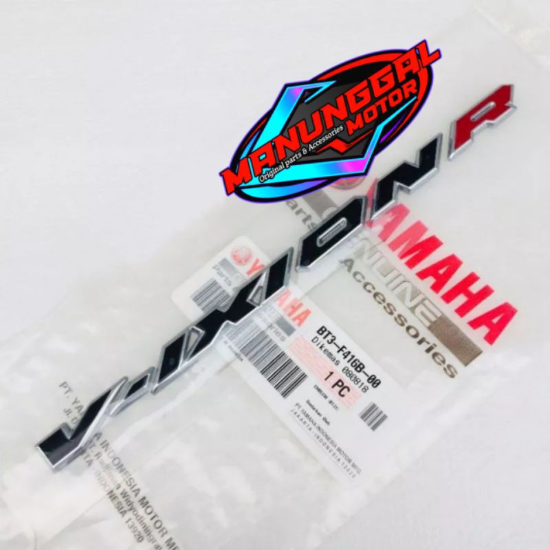 Emblem Logo 3D Timbul Tulisan Vixion R Original Yamaha (1pcs) Vixion R 155 150 BT3-F416B-00
