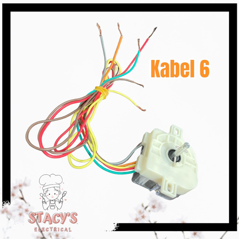 TIMER MESIN CUCI WASH 6 KABEL