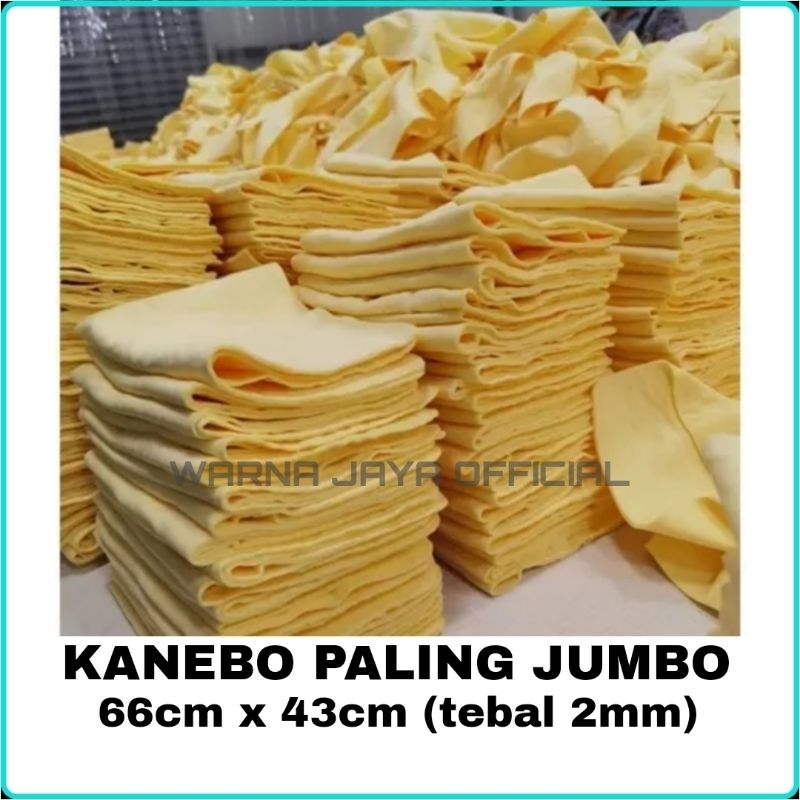 TRIPLE XL Kain Lap Kanebo Canebo Chamois Extra Size Super Jumbo 66x43 Mobil Motor XXXL 66 43 32 21 L