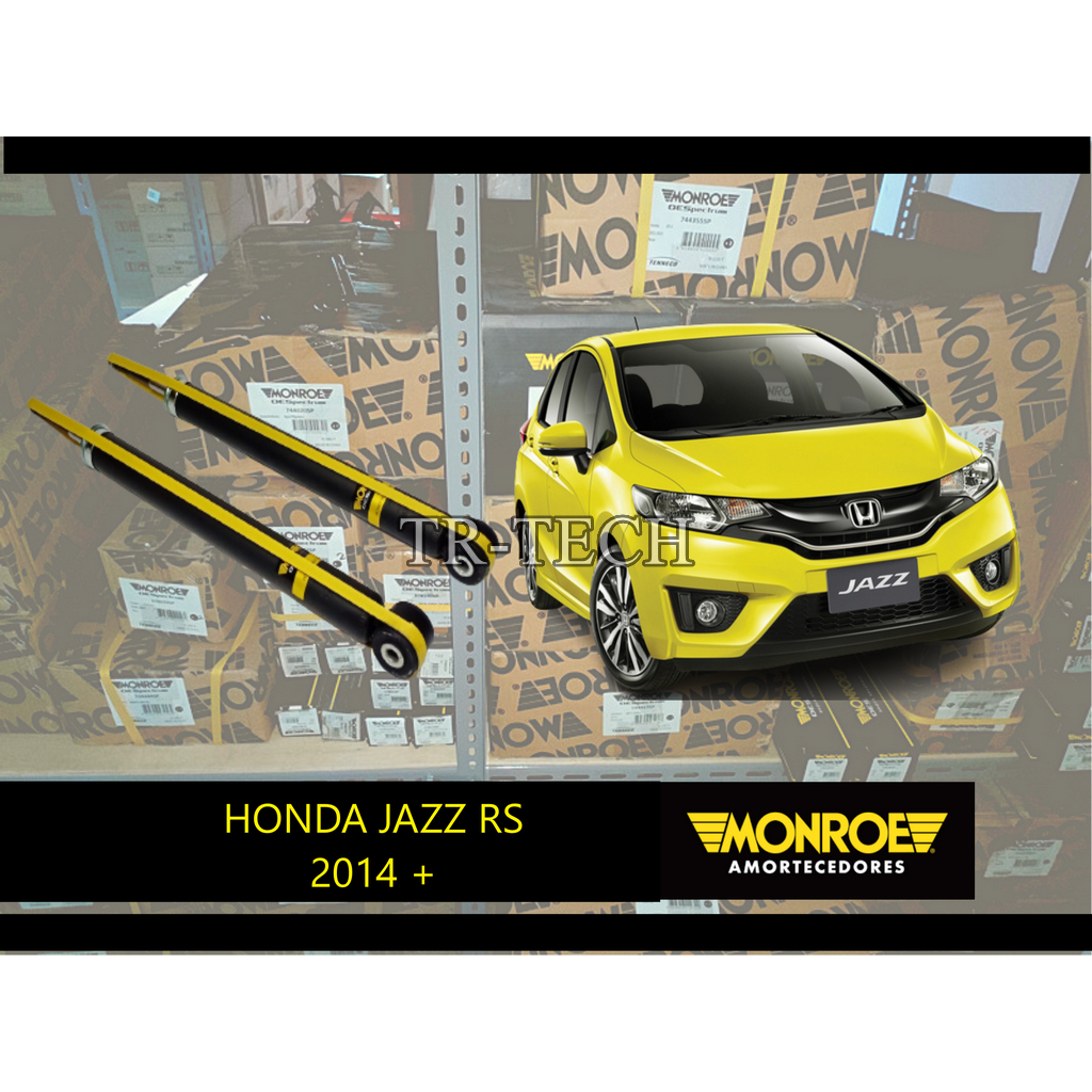 SHOCK BREAKER DEPAN BELAKANG MONROE HONDA JAZZ 2014+ ORIGINAL