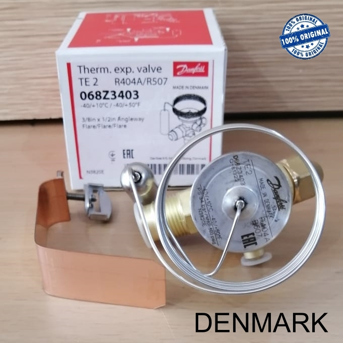 R404A / R507 TES 2 / TE 2 - 068Z3403 DANFOSS Expansion Valve DENMARK / Expansi