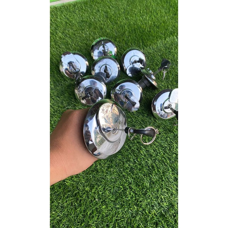 Tutup tengki original copotan motor set kunci pnp Megapro,Tiger,new megapro mono,cb150r old,verza