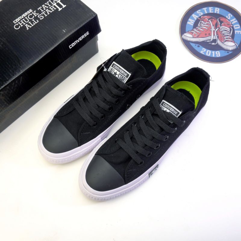 Sepatu Converse Allstar Undefeated Ox Black White Grade Original Made In Vietnam