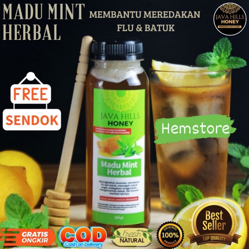 

Madu Mint Java Hills Honey Herbal 100% Rawhoney Halal Bpom