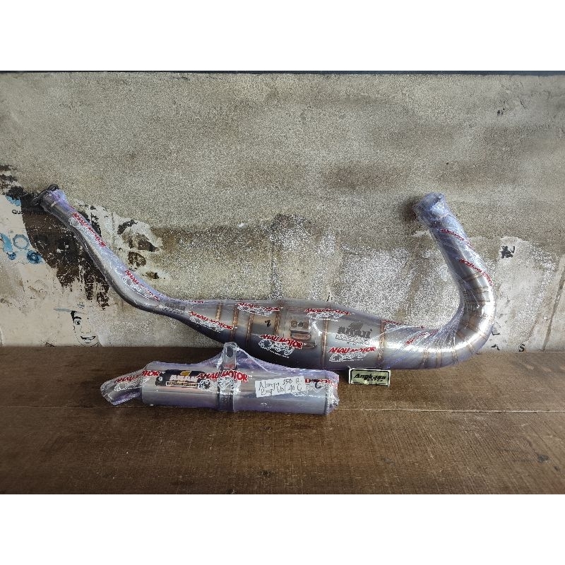 knalpot racing stainless cobra ninja ss r ahau one volume 40 stringer 28