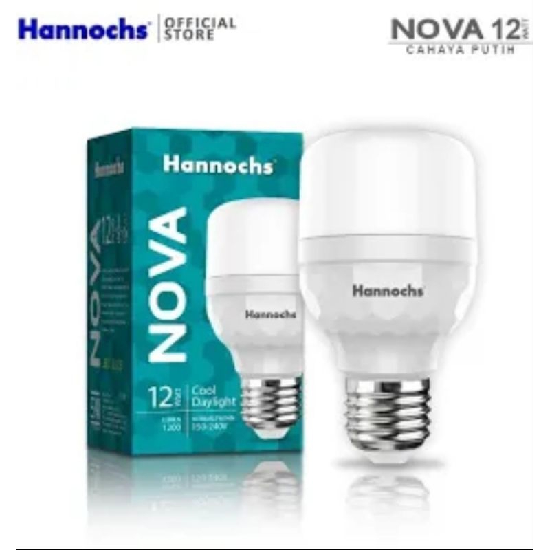HANNOCHS LAMPU LED NOVA 12 WATT PUTIH