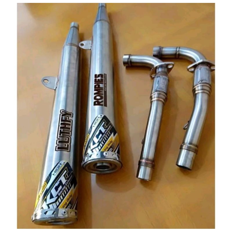 KNALPOT HONDA WIN 100 STANDAR RACING ORIGINAL KCT RACING MUFFLER