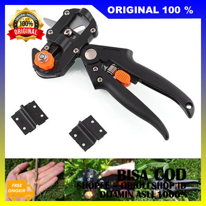Gunting Grafting Okulasi Grafting Tool Gunting Okulasi Cangkok Grafting Stek Sambungan Dahan 100% AS