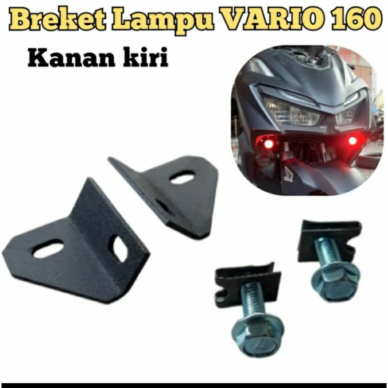 breket dudukan lampu tembak vario D2 laser vario 160 2022 bracket lampu tembak vario 160