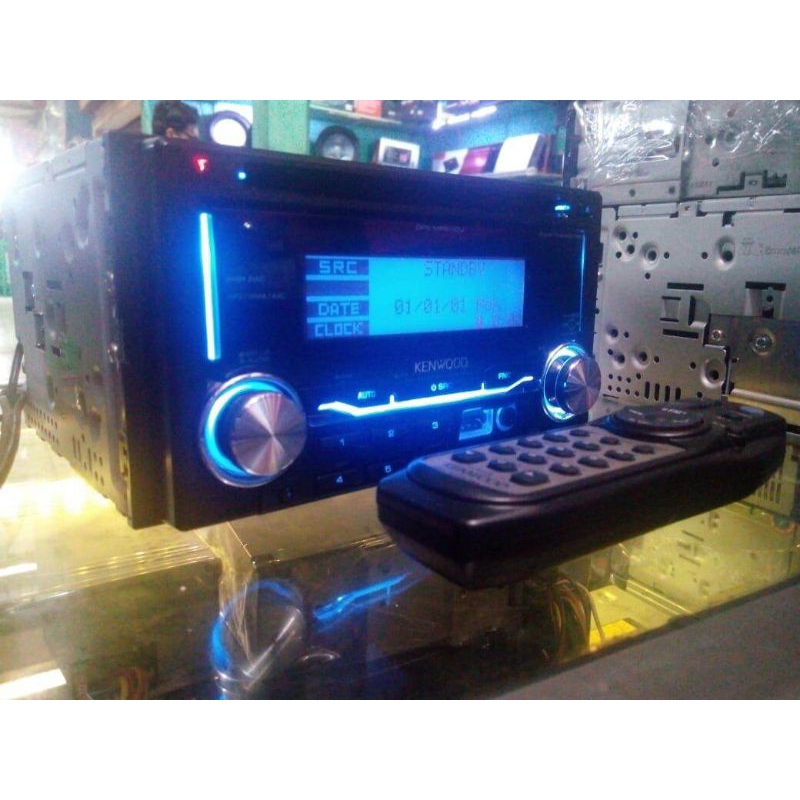 headunit Kenwood original Honda Freed doubledin audio mobil