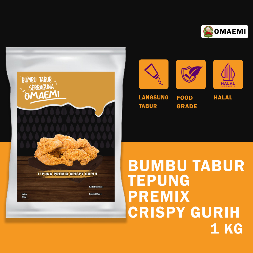 

Tepung Premix Crispy Gurih