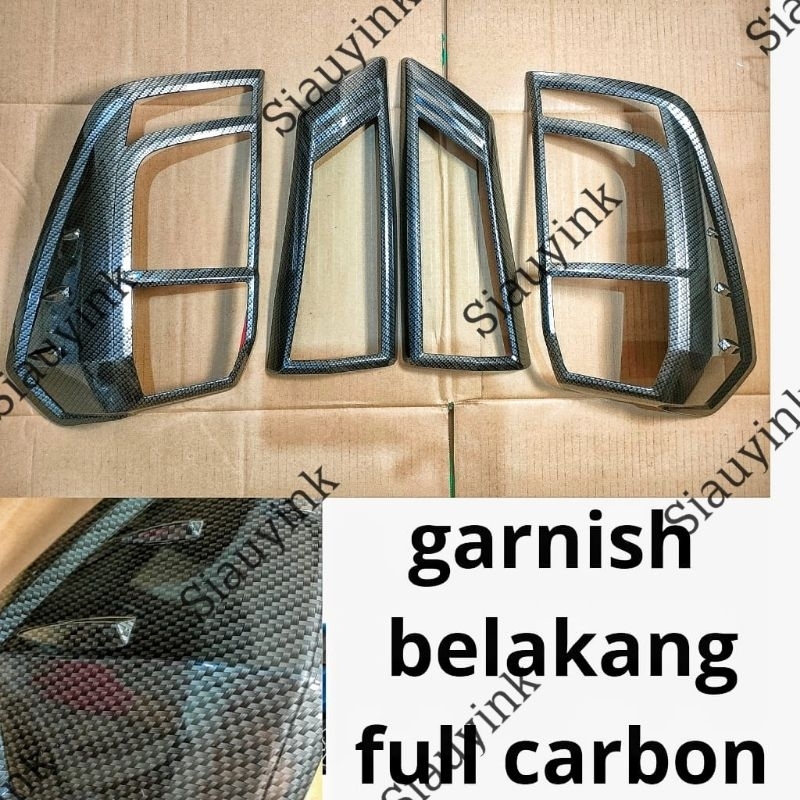 garnish belakang Calya Sigra 2016 2018 2020 2023 Carbon