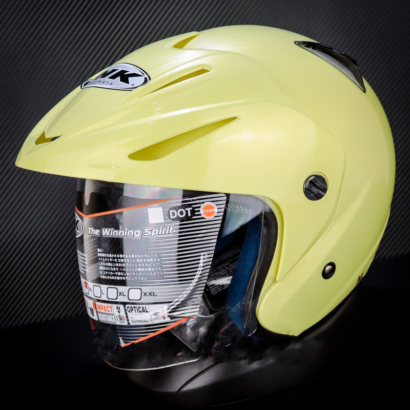 HELM INK CX22  LIGHT YELLOW  ORIGINAL CX 22  HALF FACE
