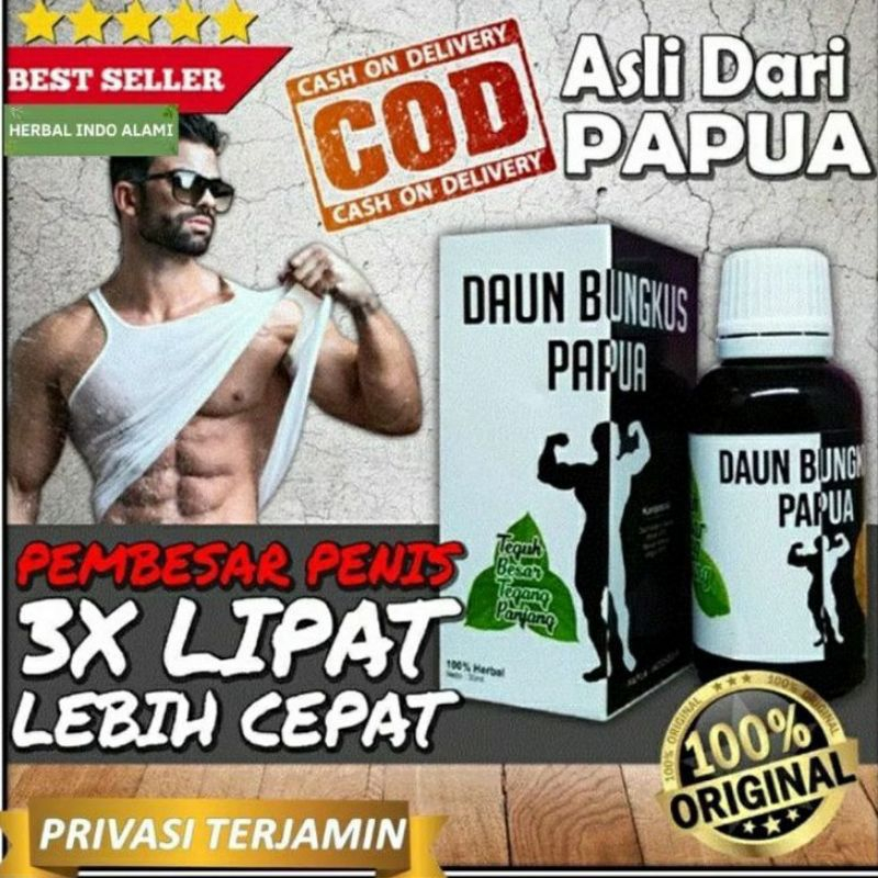 Pembesar Penis Pembesar  Mr P Ampuh Permanen Daun Bungkus Papua Original 100%