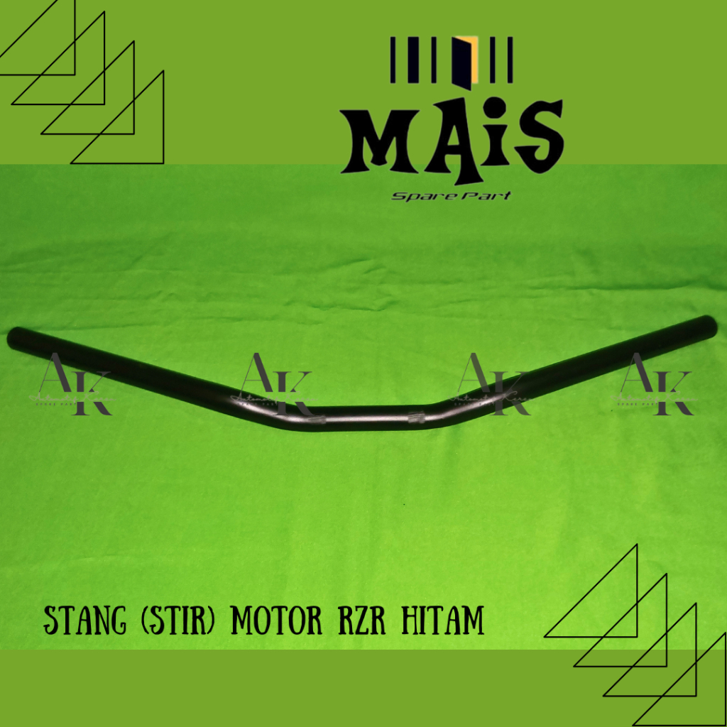 STANG STIR RZR HITAM DOFF TEBAL PNP Semua Motor Laki Tiger Megapro RX king GL TEBAL MURAH