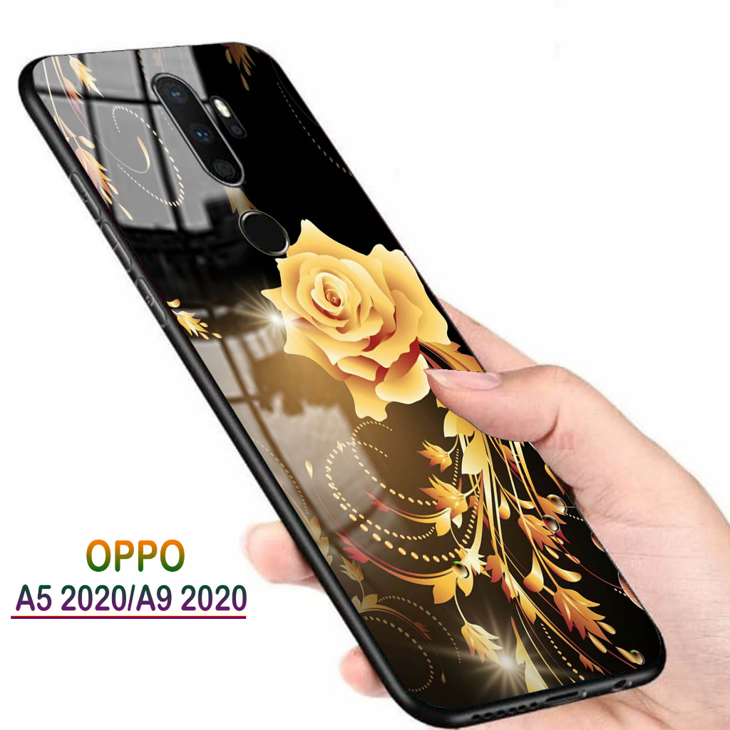 Softcase Glass Kaca OPPO A5 2020, A9 2020 - Casing HP OPPO A5 2020, A9 2020 [ S83 ].