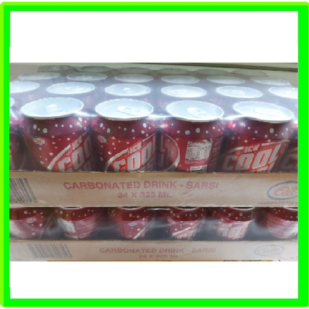 

Ice Cool Sarsi minuman kaleng Sparkling SPARKLING DRINK isi 24kaleng