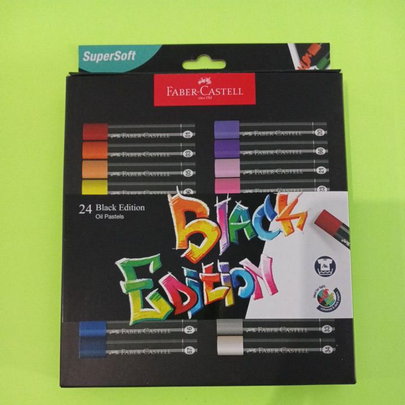 

Crayon 24 Warna BLACK Edition Faber Castell