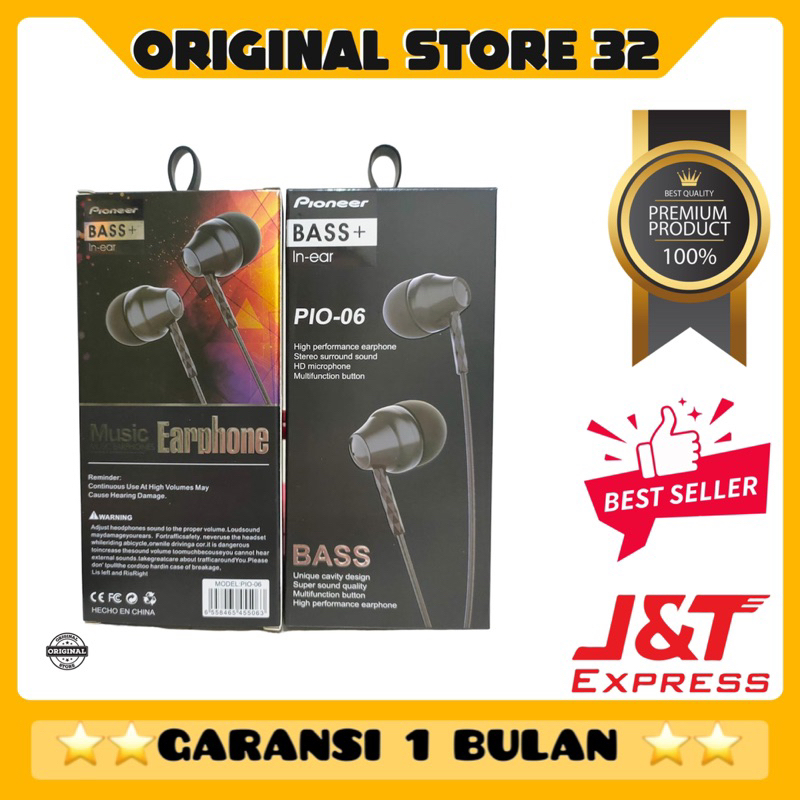 PROMO HF/HEADSET PIONER PIO -06 SUPER BASS