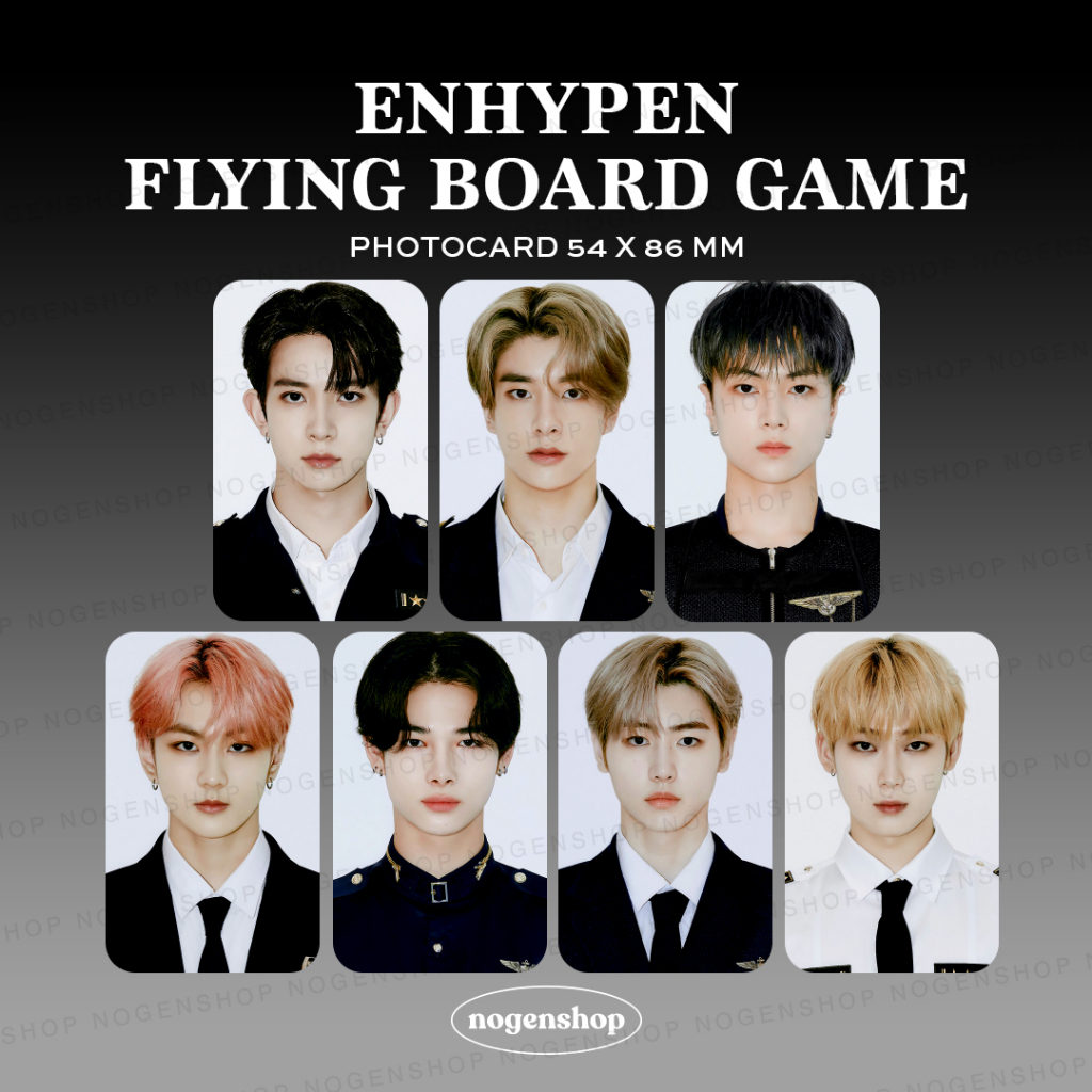 PHOTOCARD PC ENHYPEN FLYING BOARD GAME [FANMADE]