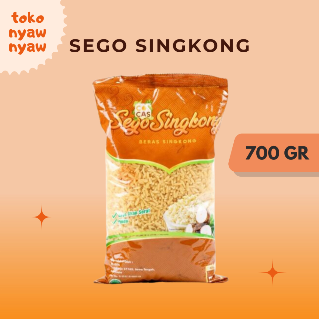 

Beras Singkong / Sego Singkong Nasi Singkong / Gita Food 700 gram / Beras Singkong 700 gr