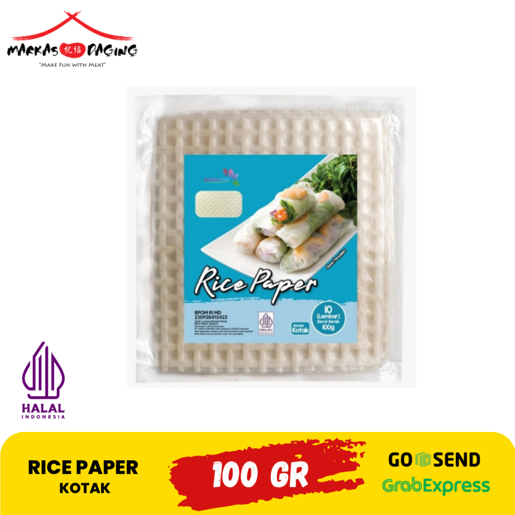 

Rice Paper / Kulit Lumpia Vietnam BANH TRANG 100g - KOTAK