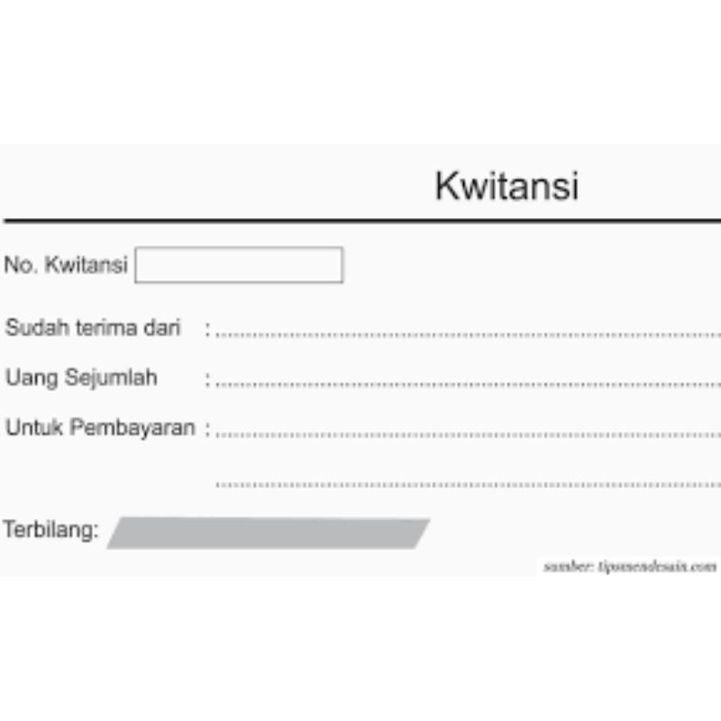 

KWITANSI / NOTA / ANGSULAN / FREE