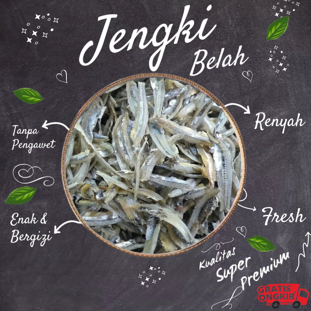 

Ikan Asin Teri Jengki Belah 1kg Kualitas Super Premium