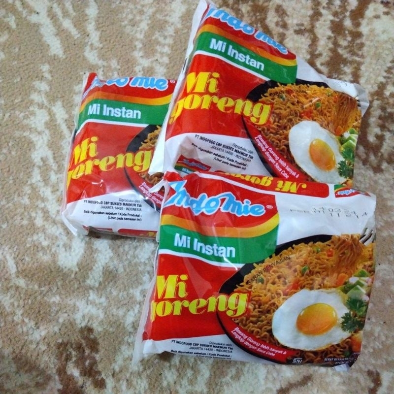 

mie instan indomie goreng mie goreng 3pcs indofood