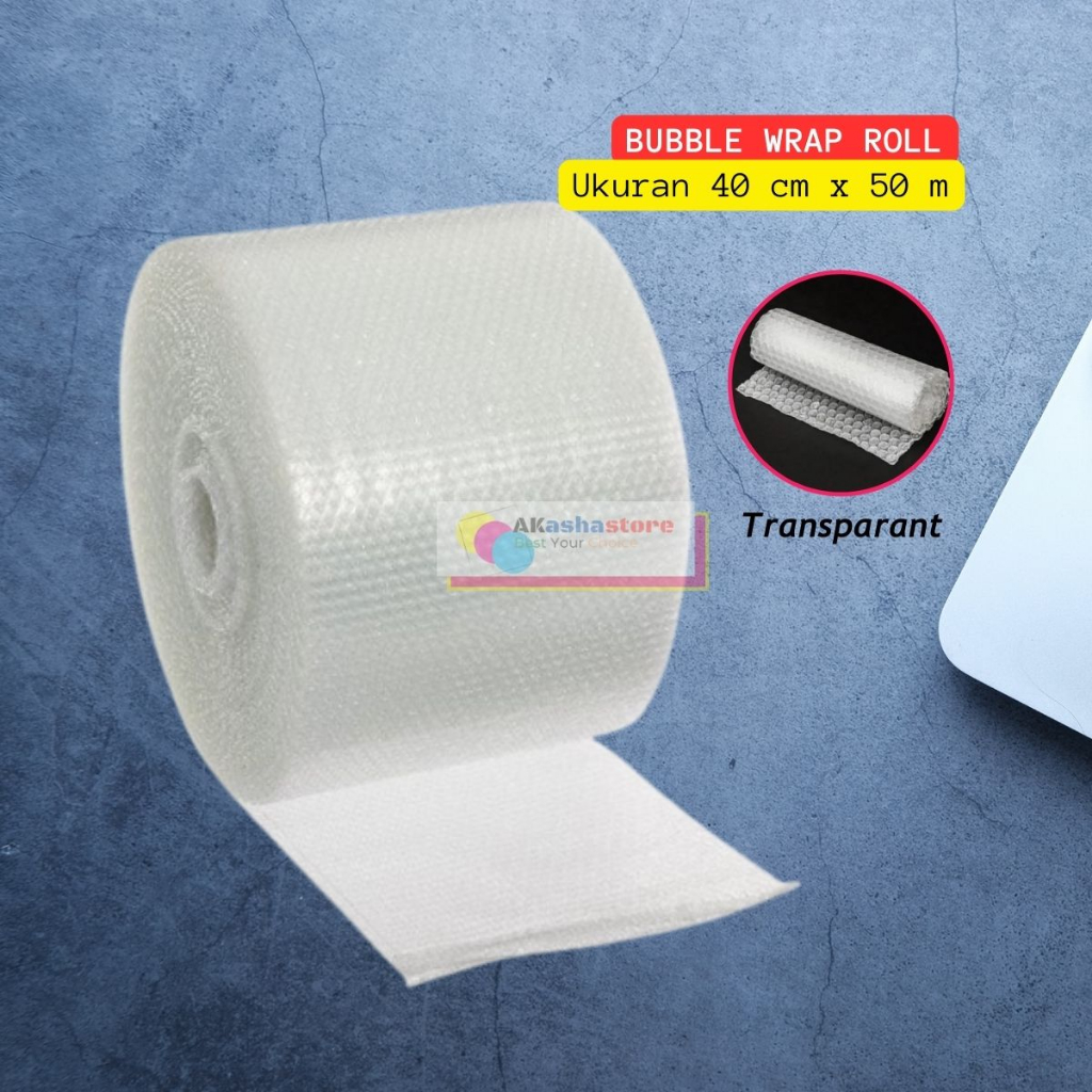 

Bubble Wrap Roll Bening dan Tebal Ukuran 40cm x 50 Meter