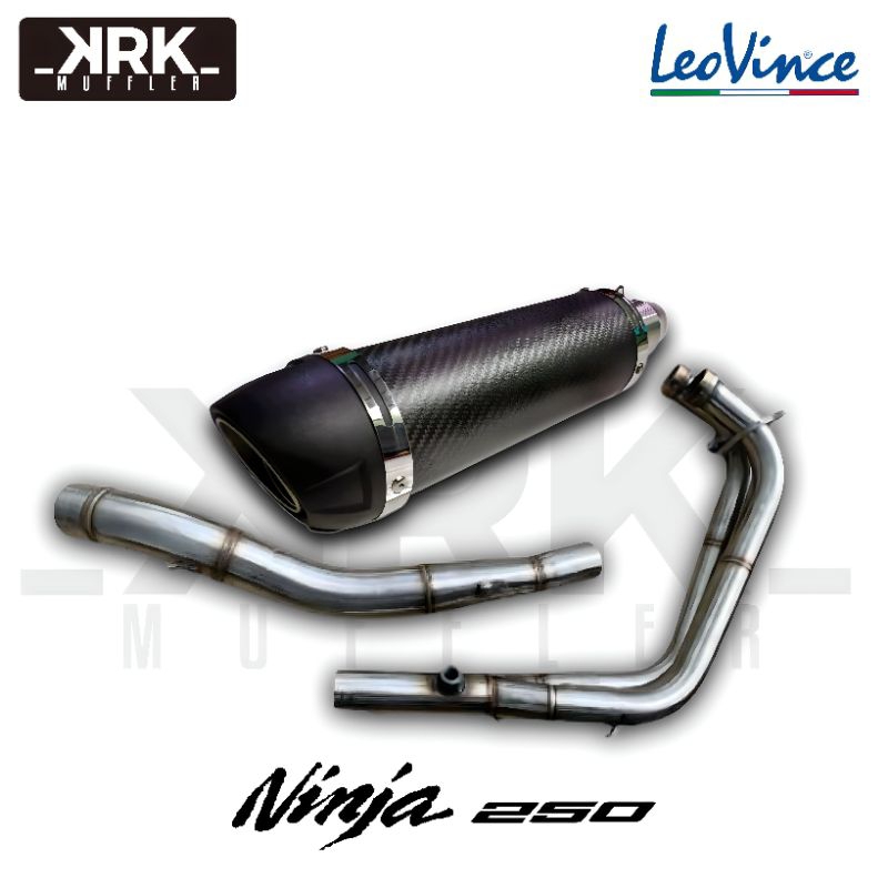 Knalpot Leovince Import untuk Kawasaki Ninja Z250, Ninja 250 fi, Ninja 250 karbu
