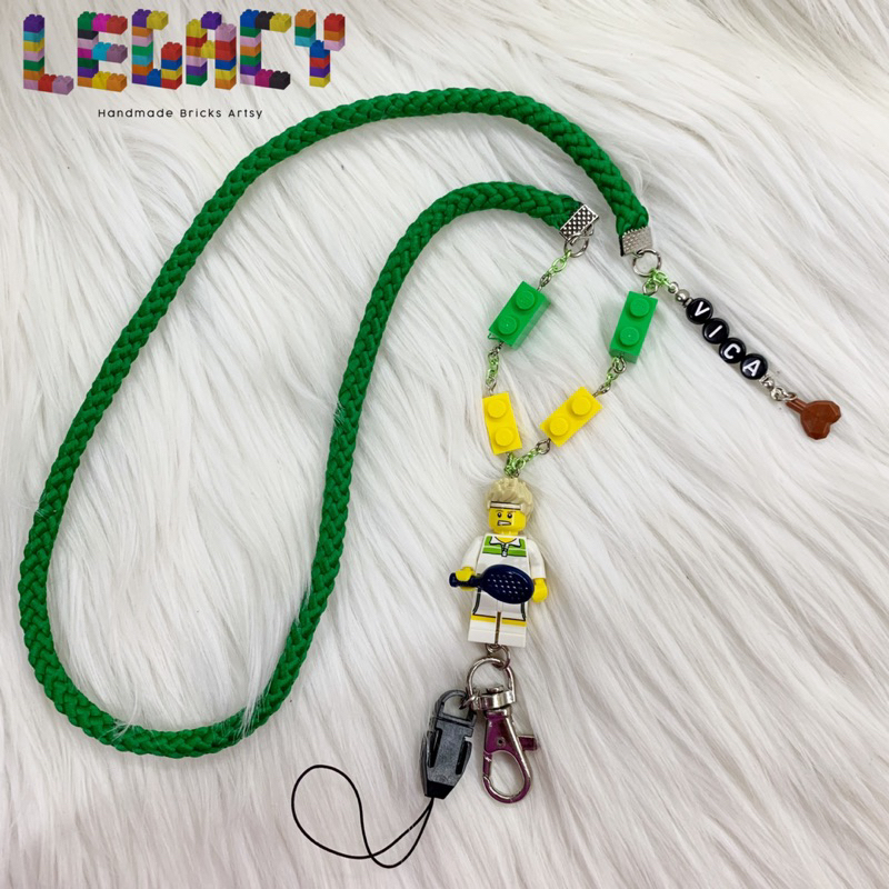 

Lanyard Le_ 9o original minifigures tennis boy