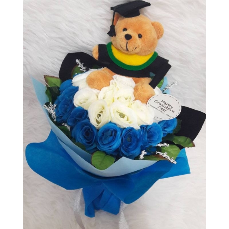BBT - BUKET BONEKA TEDDY BEAR MIX BUNGA - BUKET BONEKA - BUKET BONEKA TEDDY BEAR - BUKET BONEKA WISU