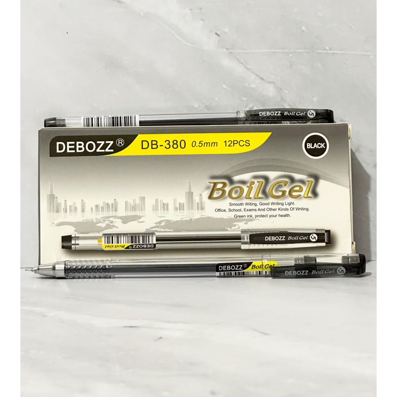

Debozz boil gel pen warna hitam 0.5mm pena gel pena tinta pena deboz