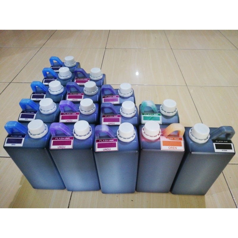 

TINTA STEMPEL FLASH OTOMATIS/ FLASH, ALL VARIAN WARNA ,isi 1,1 kg ,kemasan 1 liter