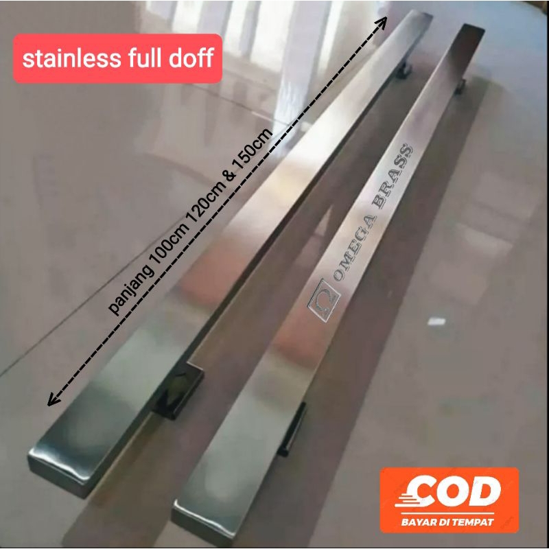 Handle pintu rumah panjang 100cm s/d 150cm,gagang pintu rumah/tarikan pintu stainless
