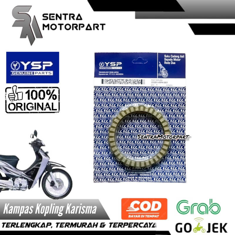 Kampas kanvas plat kopling karisma supra x 125 fcc