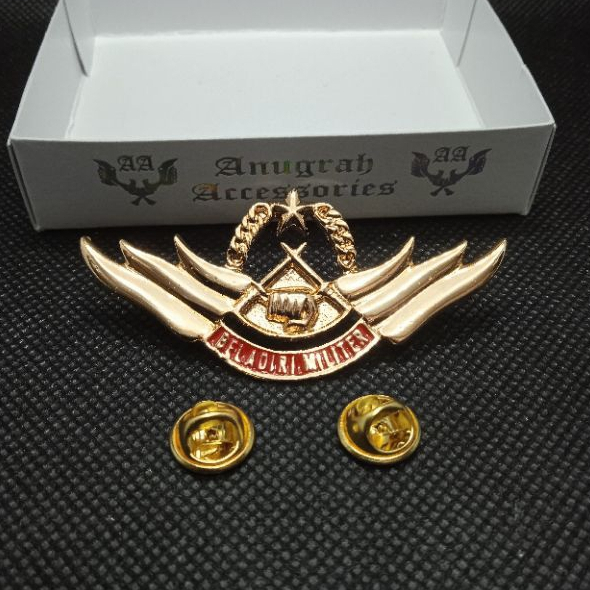 brevet wing bdm bela diri militer pin