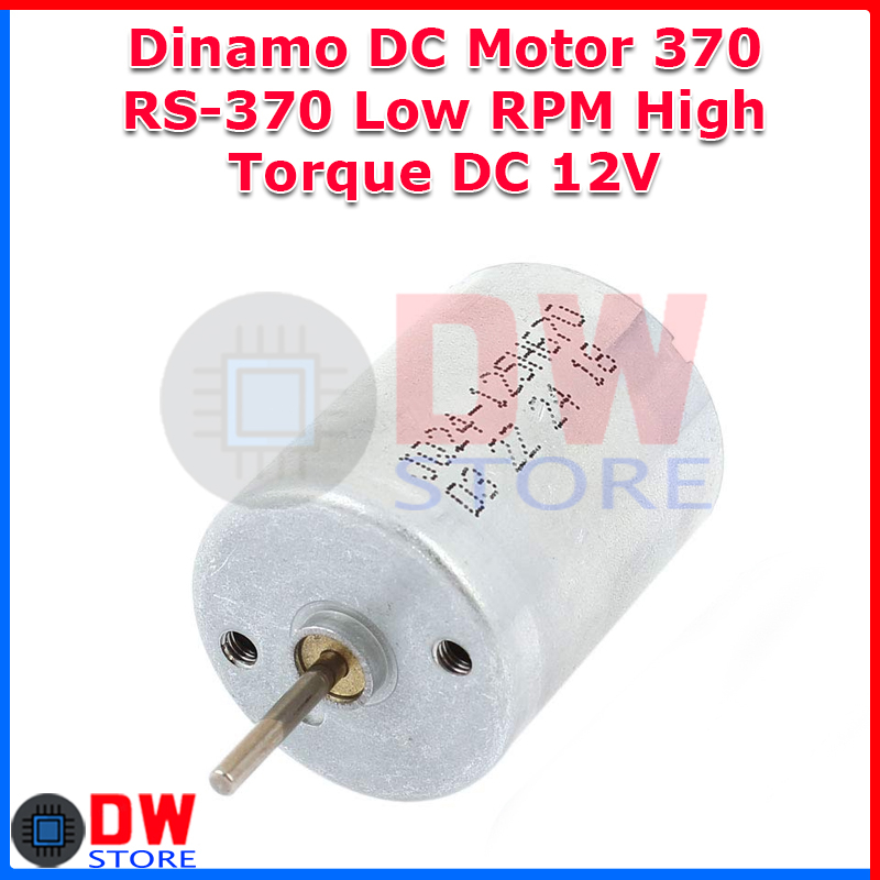 Dinamo DC Motor RS370 RS 370 DC 6V-12V Low Rpm Speed High Torque
