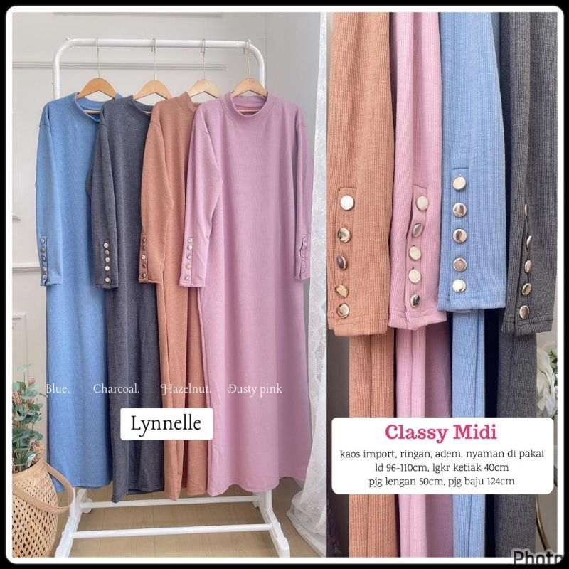 MIDI DRESS KAOS IMPORT