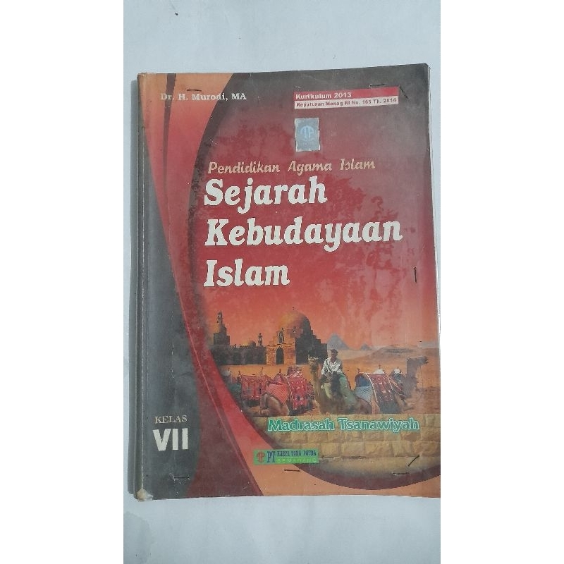 

Buku Sejarah Kebudayaan Islam SMP Kelas 7 Toha Putra