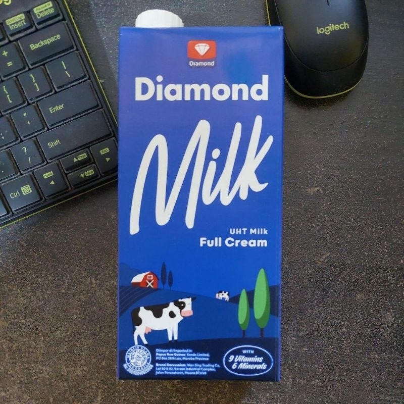 

susu full cream diamond 1L uht