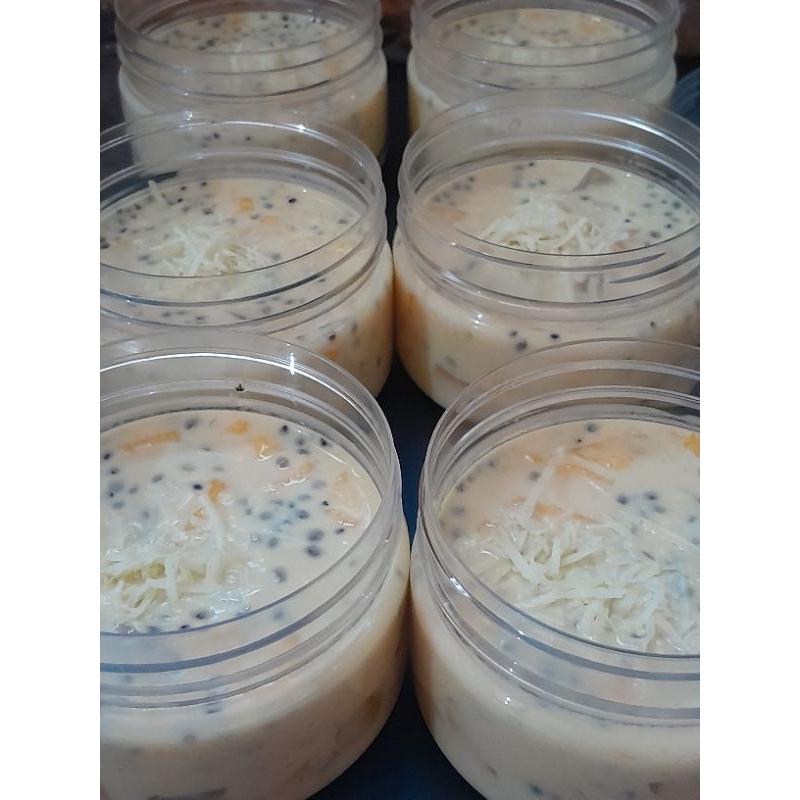 buko pandan, sago manggo