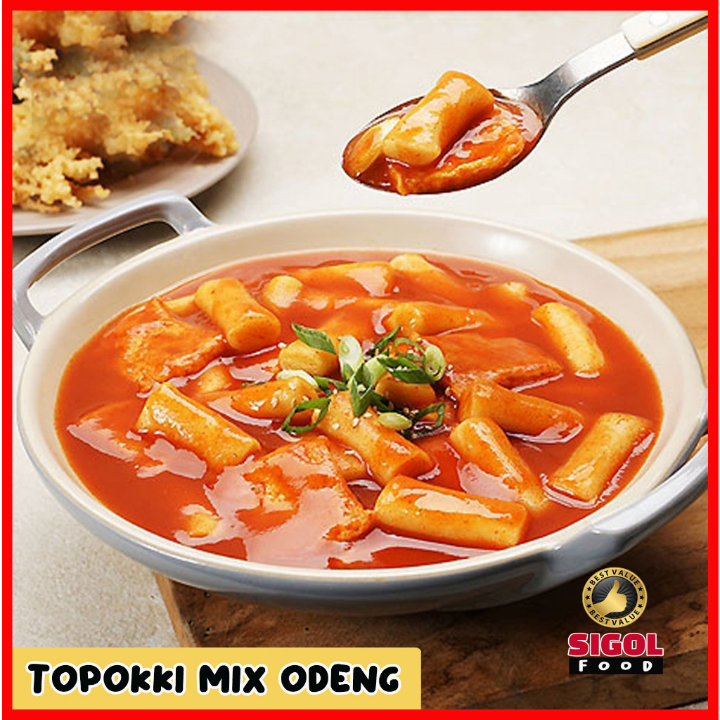 Topokki Mix Odeng Paket Puas Mix 300gram -Jajanan Korea-Tteokpokki-korean Food Halal-Korean Street F